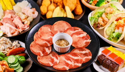 ディナーコースの料理