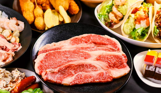 ディナーコースの料理